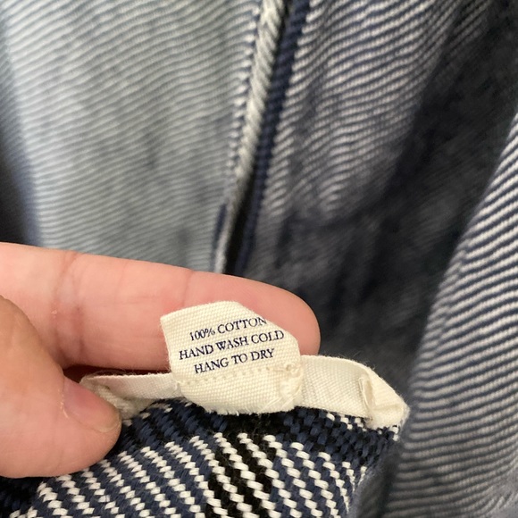 Indigo hand loom scarf - Picture 6 of 7